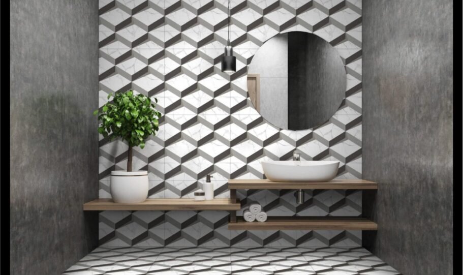 Spark Ceramic 600x600mm 3d Floor Tiles (4)